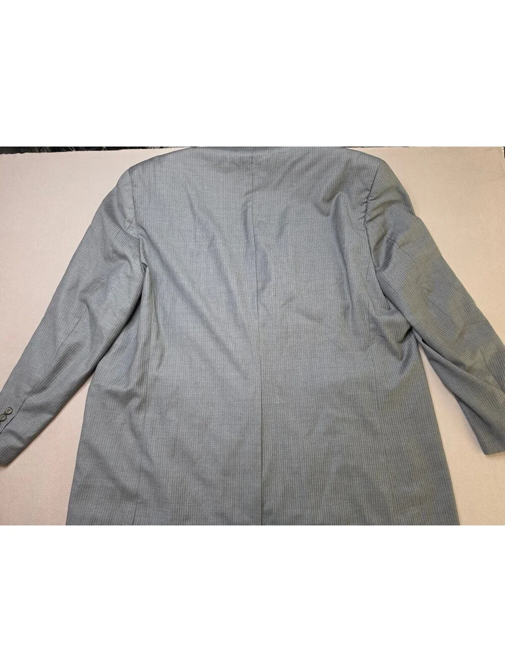Ralph Lauren Men’s 54L Gray Pinstripe 100% Wool Blazer Sport Coat 2 Button